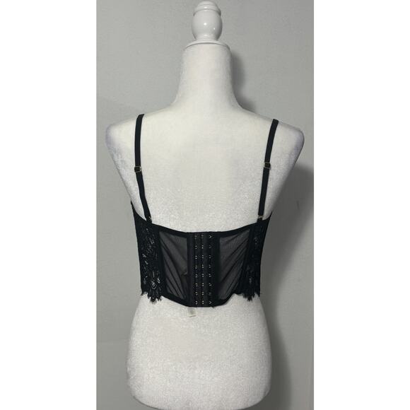 By Anthropologie Size L The Giselle Lace Bustier Intimates Feminine Romantic - Picture 2 of 6